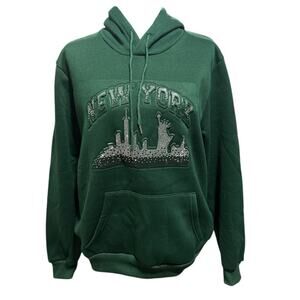 Nali Collection Green New York Hoodie – Size L – NWT